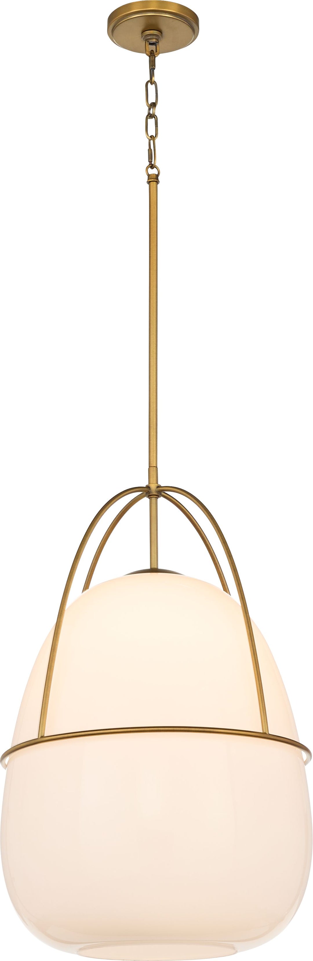 PULAGIA 16" Pendant - Brushed Brass