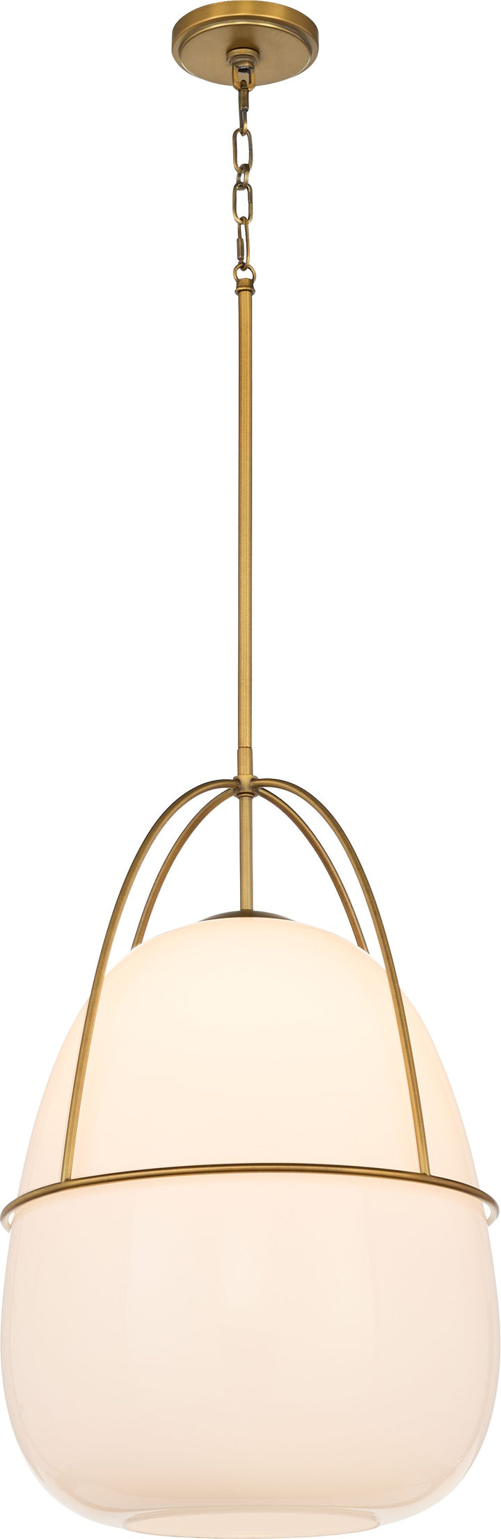 PULAGIA 16" Pendant - Brushed Brass