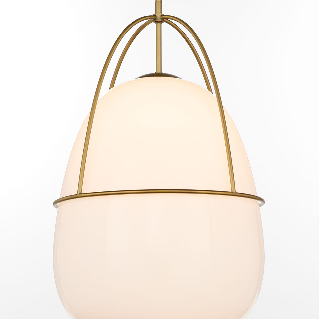 PULAGIA 16" Pendant - Brushed Brass