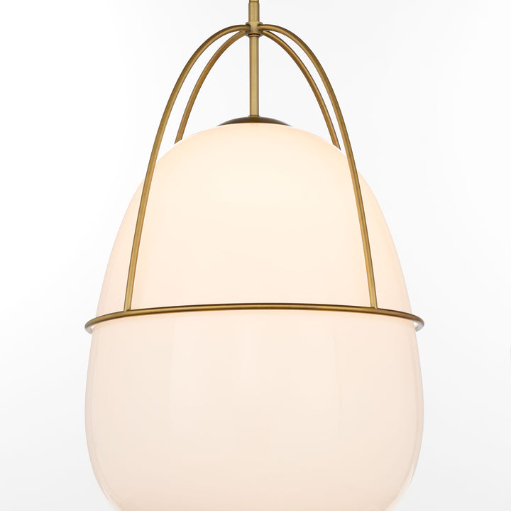 PULAGIA 16" Pendant - Brushed Brass