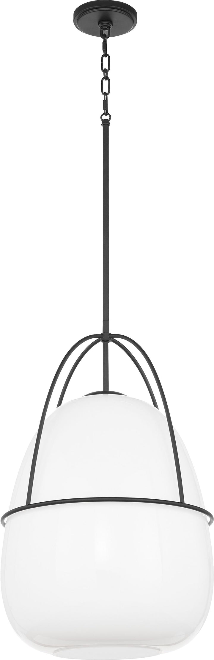 PULAGIA 16" Pendant - Matte Black