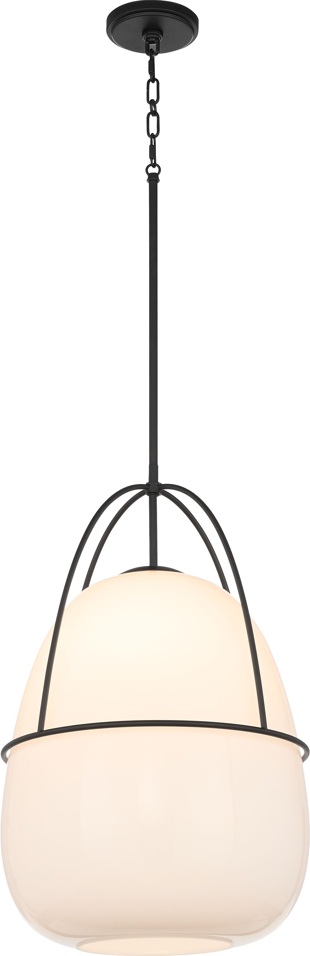 PULAGIA 16" Pendant - Matte Black