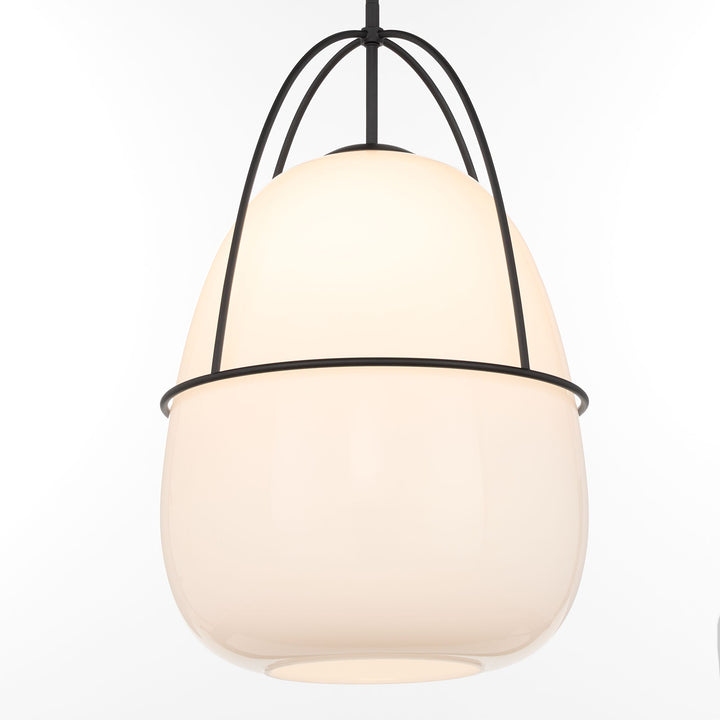 PULAGIA 16" Pendant - Matte Black