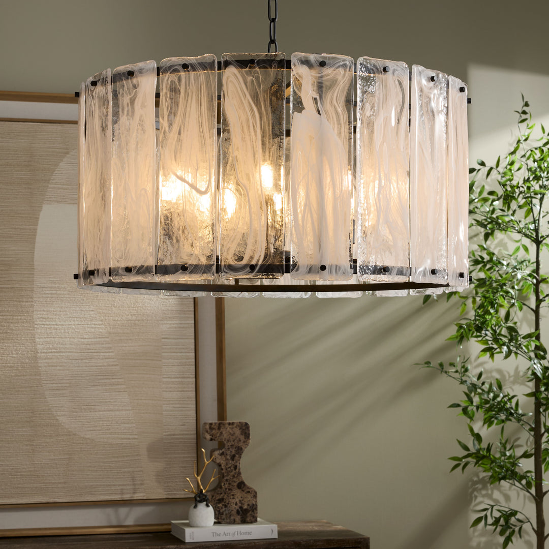 PRESTIGE 8 Light Pendant - Matte Black