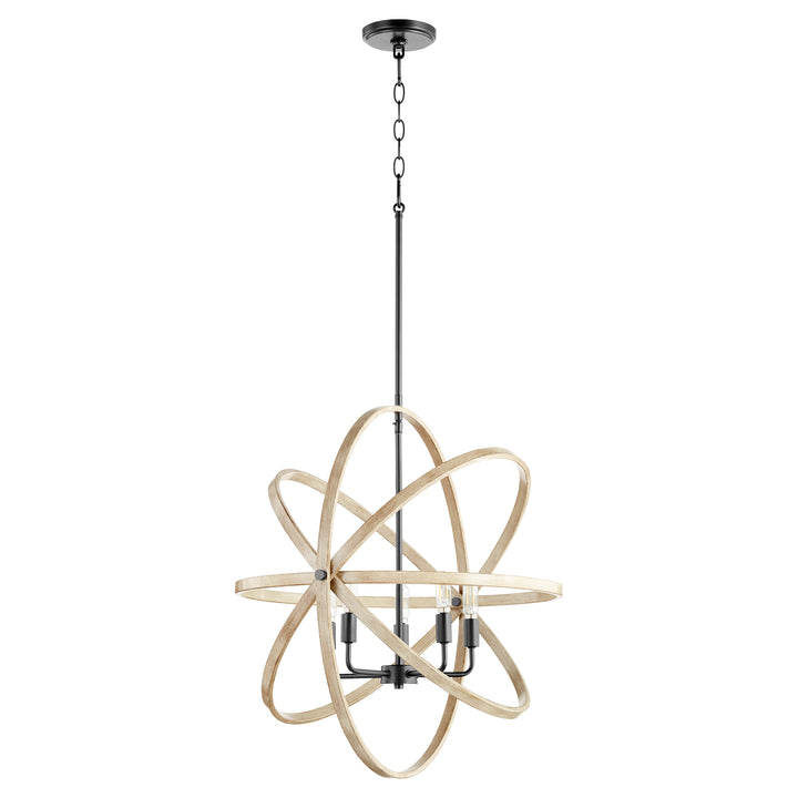 5 Light Driftwood Sphere - Textured Black