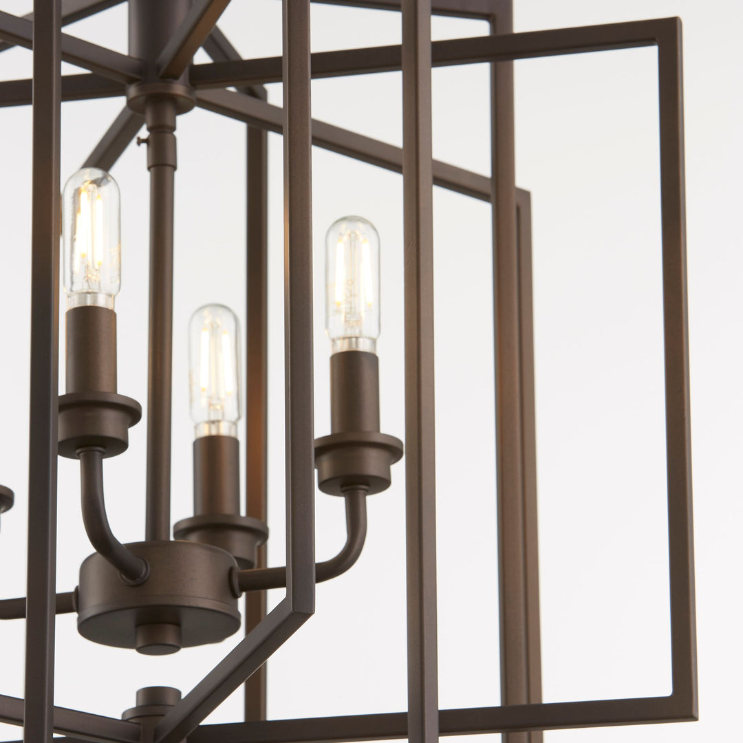HAMMOND 4 Light Pendant - Oiled Bronze