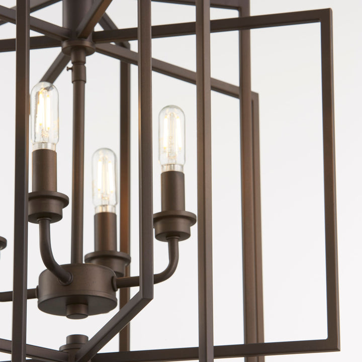 HAMMOND 4 Light Pendant - Oiled Bronze