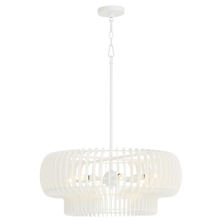 HARRELSON 6-Light Pendant - Studio White