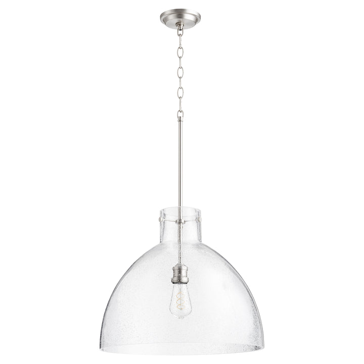 Satin Nickel Transitional Pendant