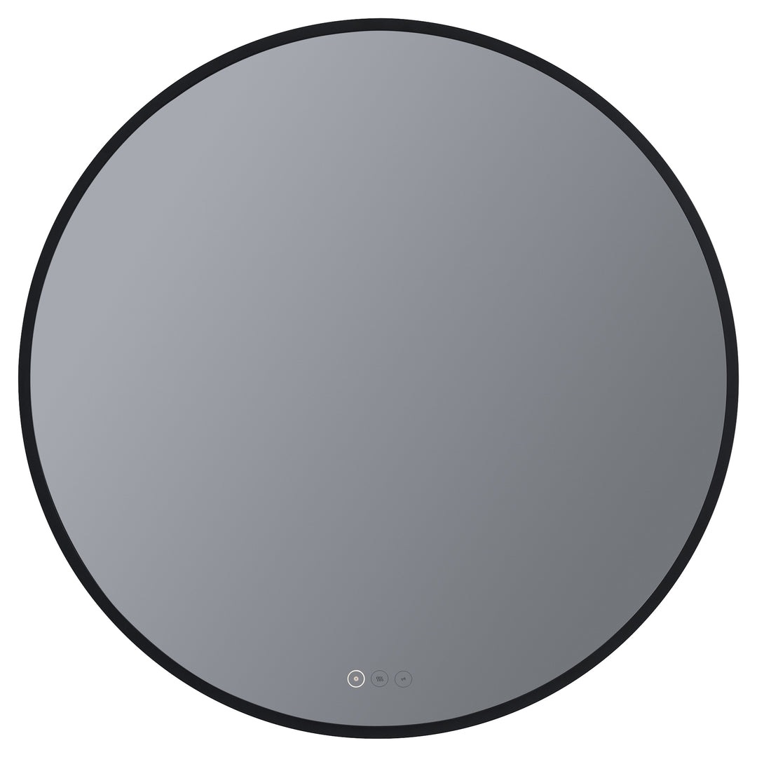 Soleil 30" LED Mirror- Matte Black