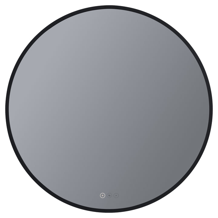 Soleil 30" LED Mirror- Matte Black