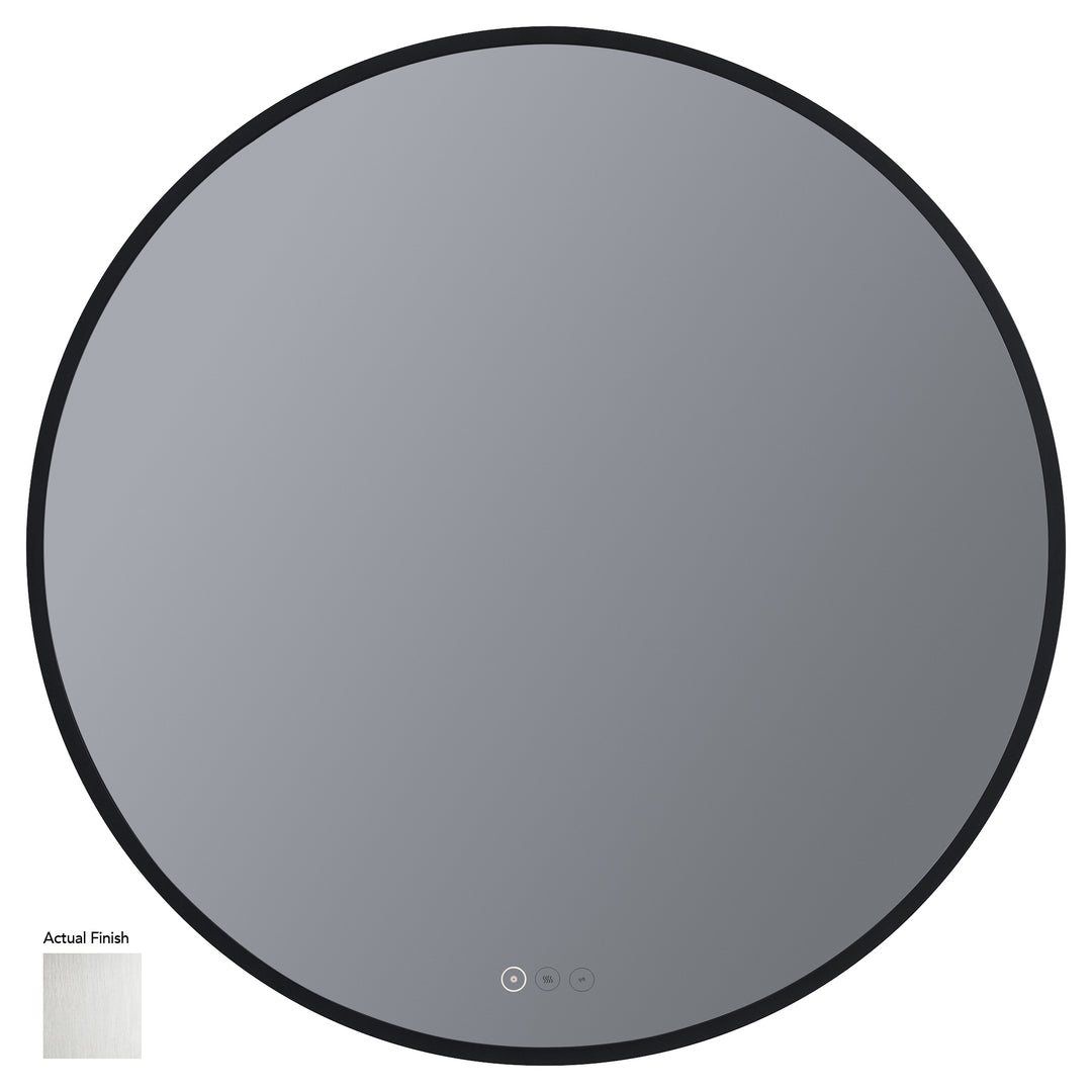 Soleil 30" LED Mirror- Satin Nickel