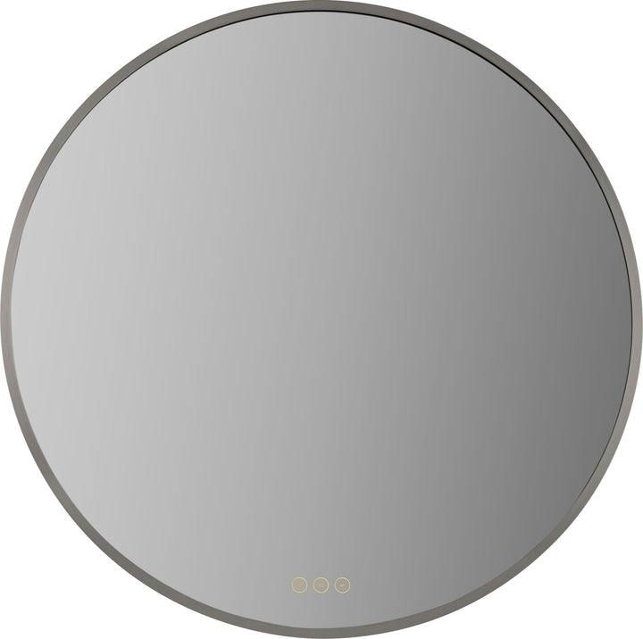 Soleil 30" LED Mirror- Satin Nickel