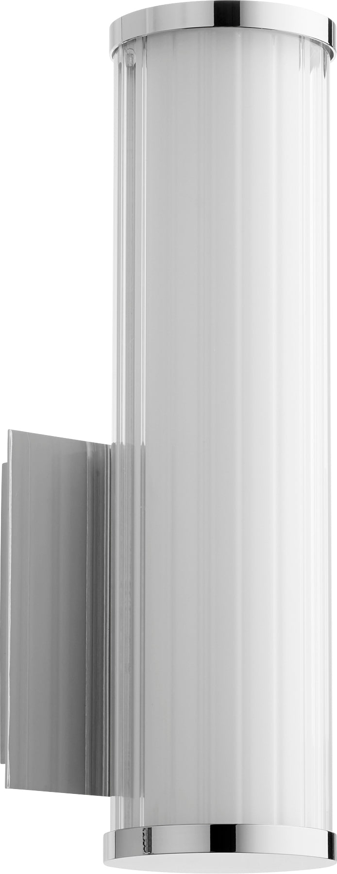 Led 13" Gl/Acr Wall Mount - Polished Nickel