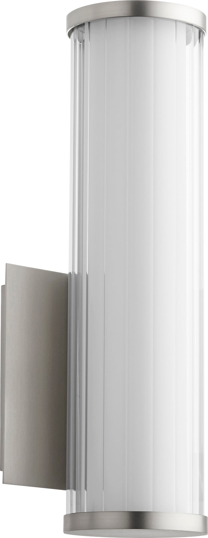 Led 13" Gl/Acr Wall Mount - Satin Nickel