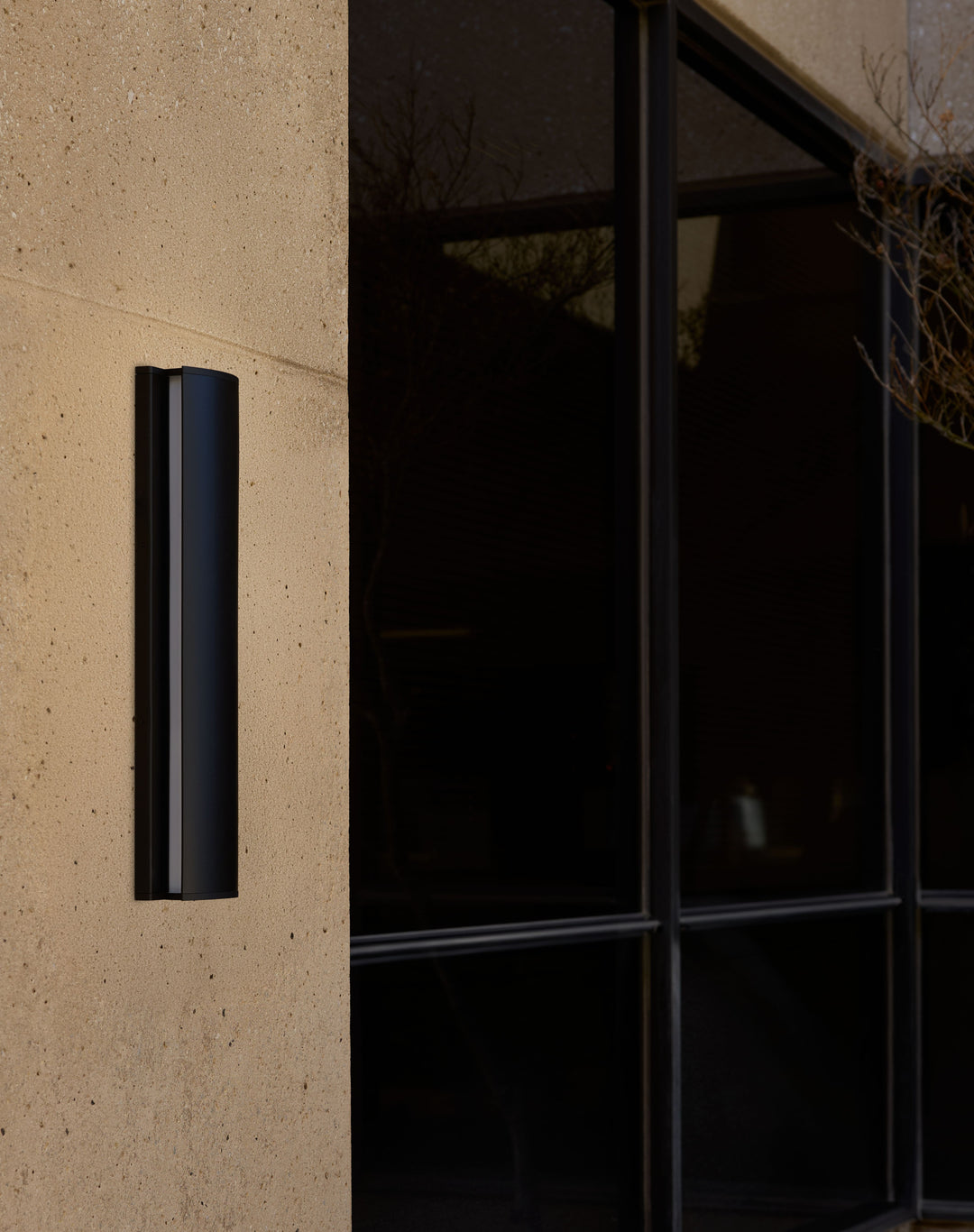 Artemis 24" 2-Light Black Outdoor Wall Light | Marine/Coastal Grade
