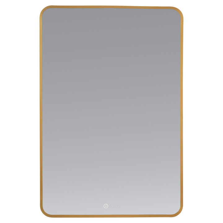 Aero 24'”X36“ LED Mirror- Brushed Brass