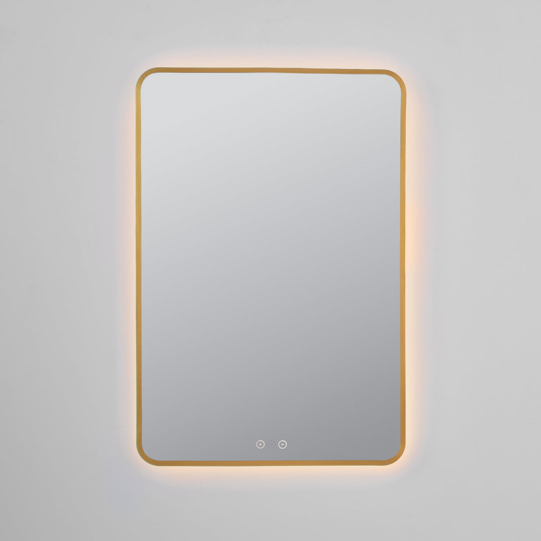 Aero 24'”X36“ LED Mirror- Brushed Brass