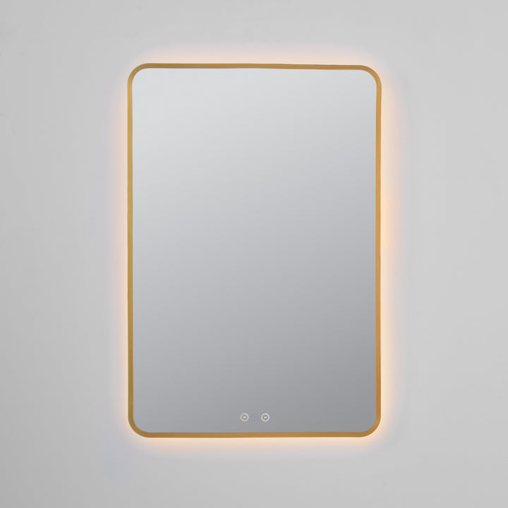 Aero 24'”X36“ LED Mirror- Brushed Brass