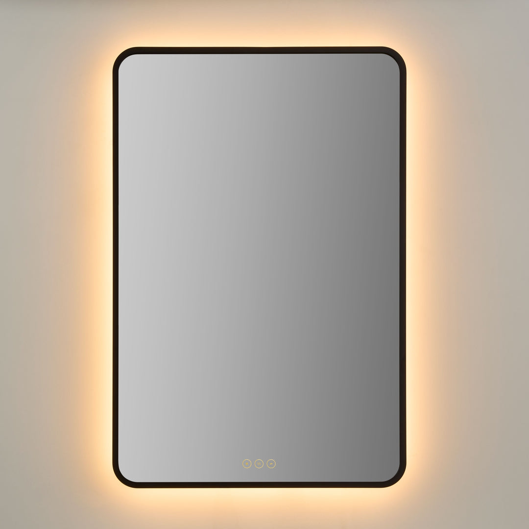 Aero 24'”X36“ LED Mirror- Matte Black