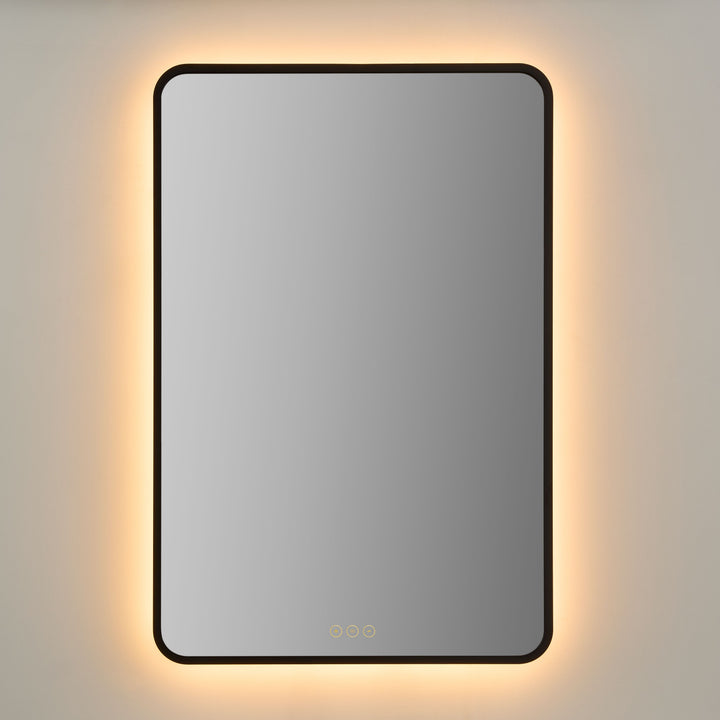 Aero 24'”X36“ LED Mirror- Matte Black