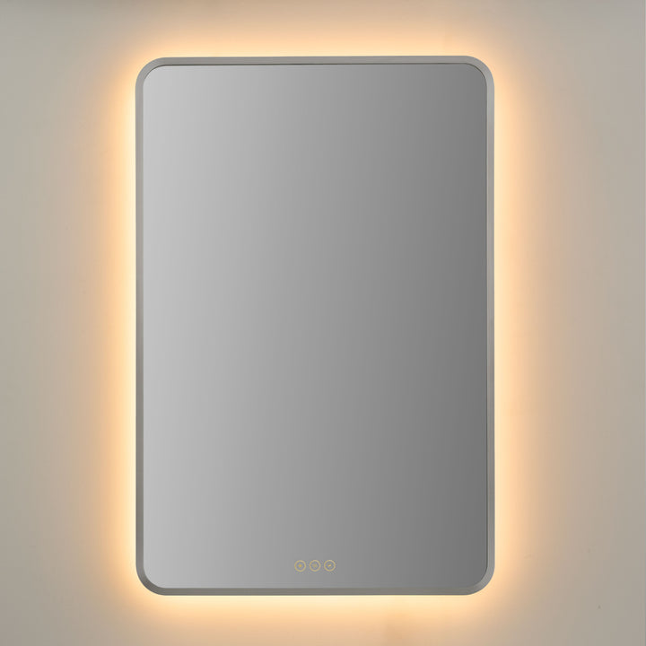 Aero 24'”X36“ LED Mirror- Satin Nickel