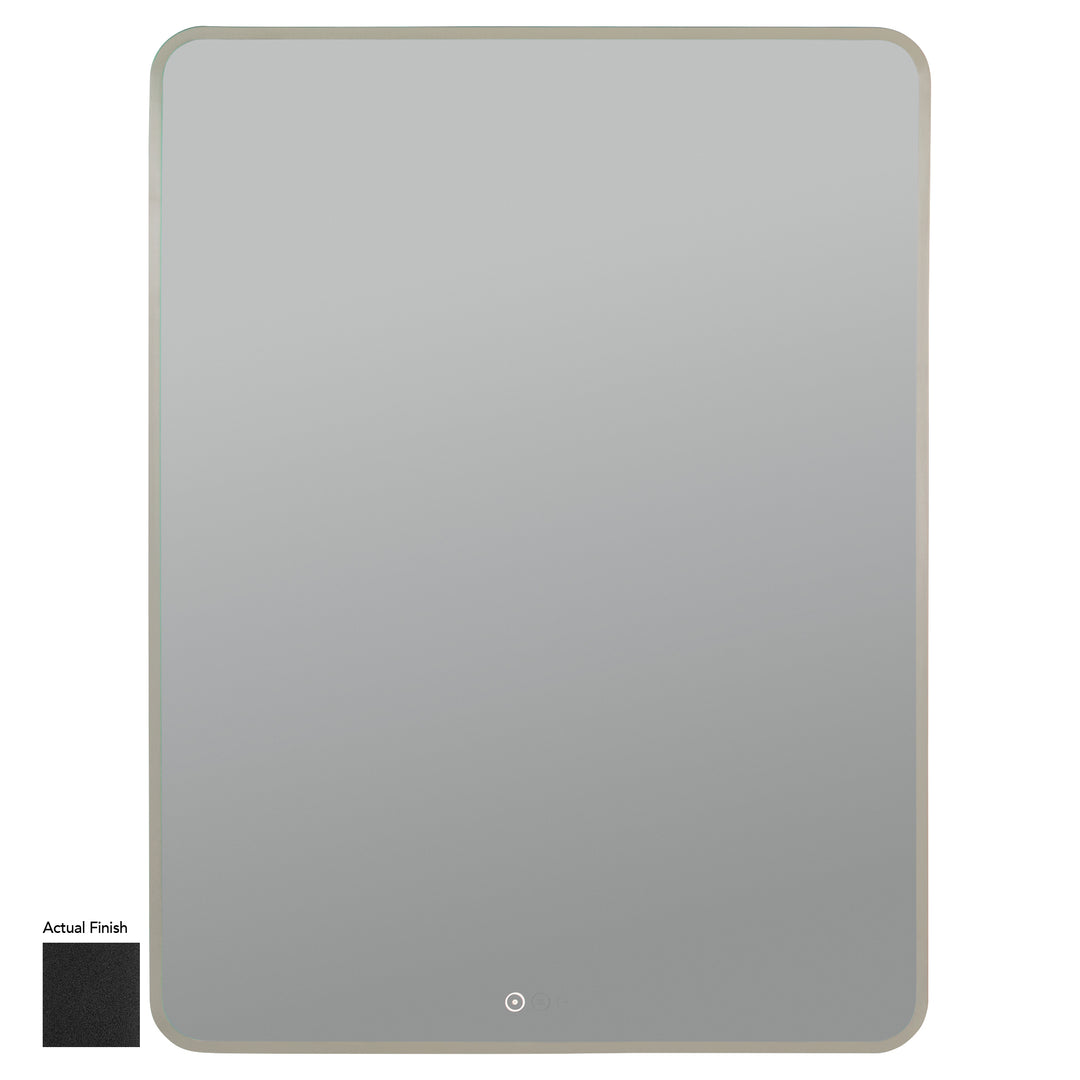 Aero 30'”X40“ LED Mirror- Matte Black