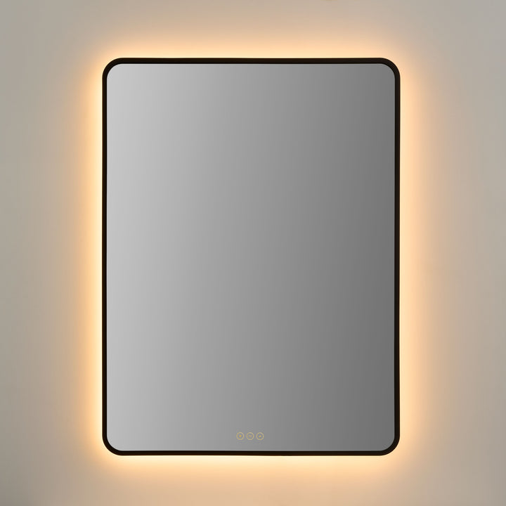Aero 30'”X40“ LED Mirror- Matte Black