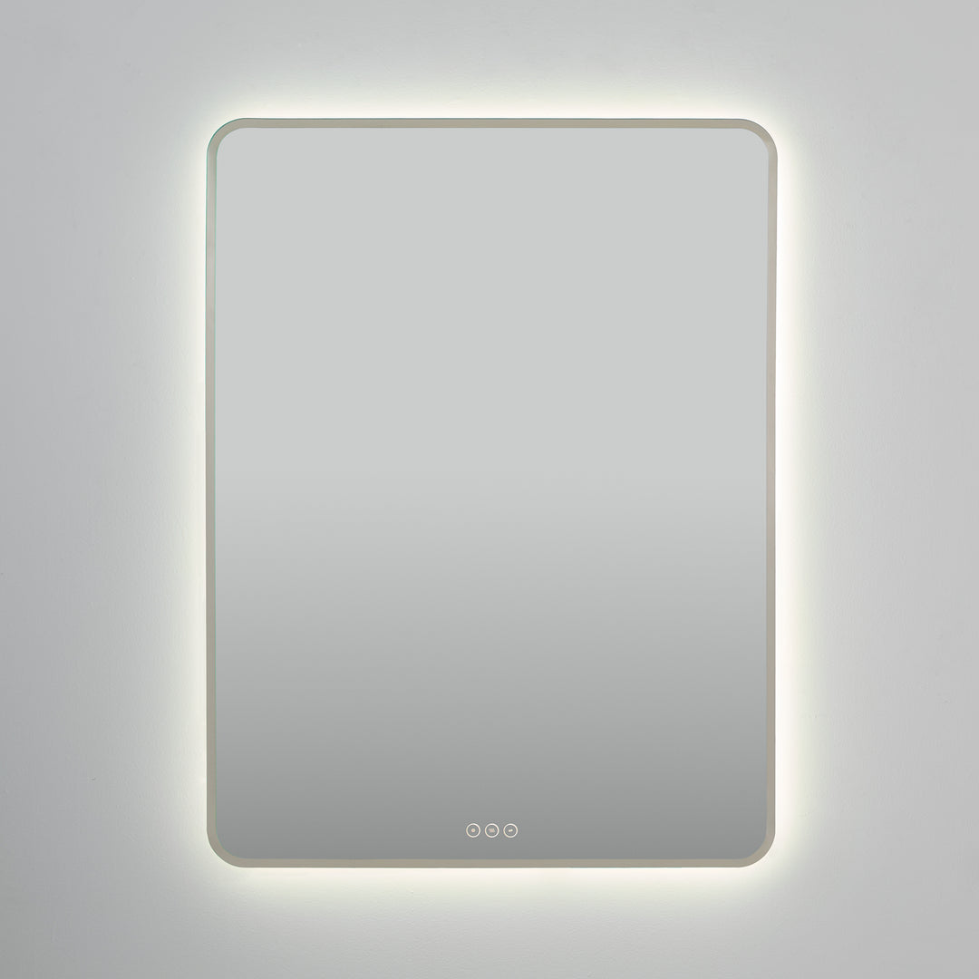 Aero 30'”X40“ LED Mirror- Satin Nickel