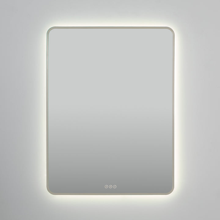 Aero 30'”X40“ LED Mirror- Satin Nickel