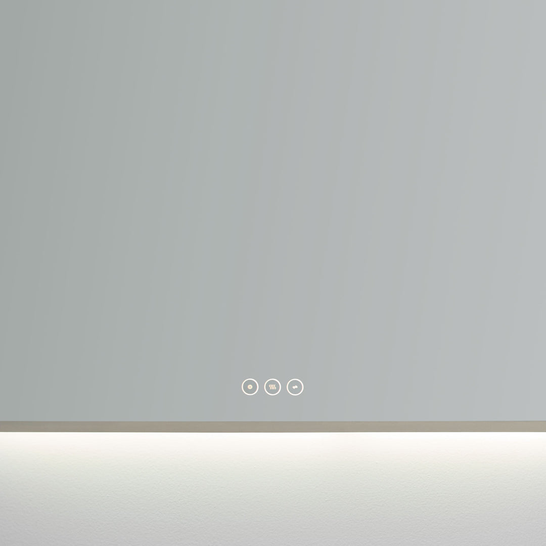 Aero 30'”X40“ LED Mirror- Satin Nickel