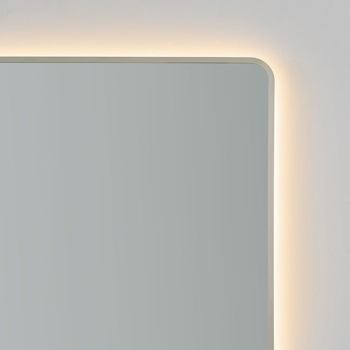 Aero 30'”X40“ LED Mirror- Satin Nickel