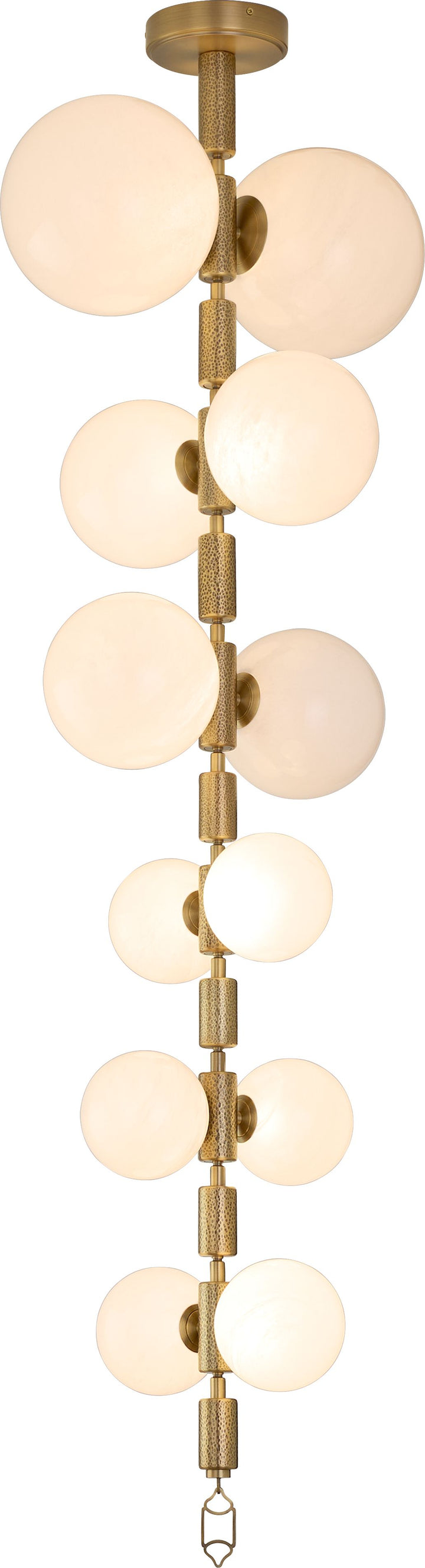 REDONDA 12 Light 5CCT LED Pendant - Brushed Brass