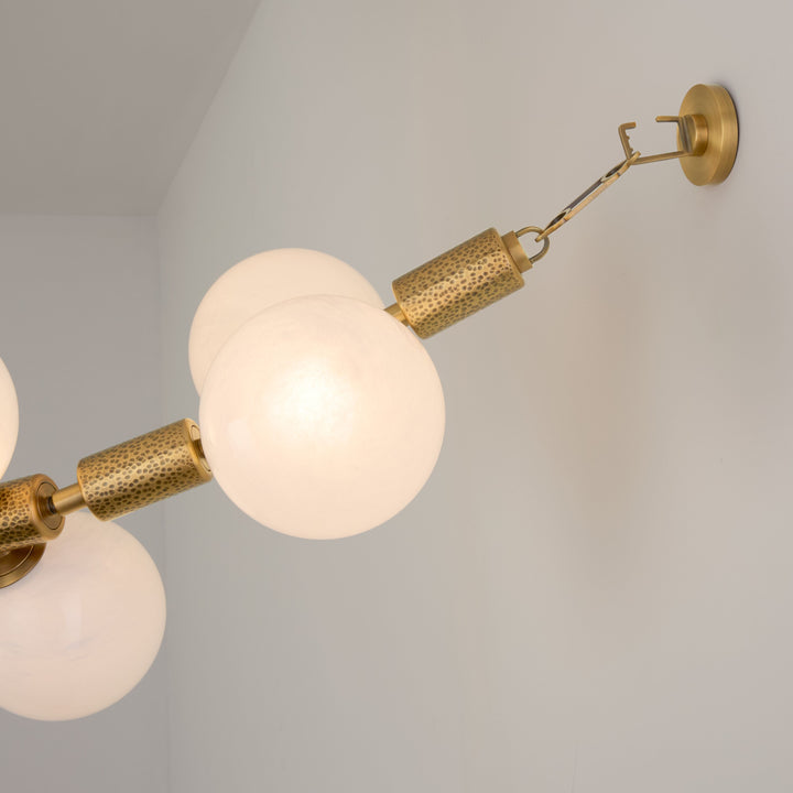 REDONDA 12 Light 5CCT LED Pendant - Brushed Brass