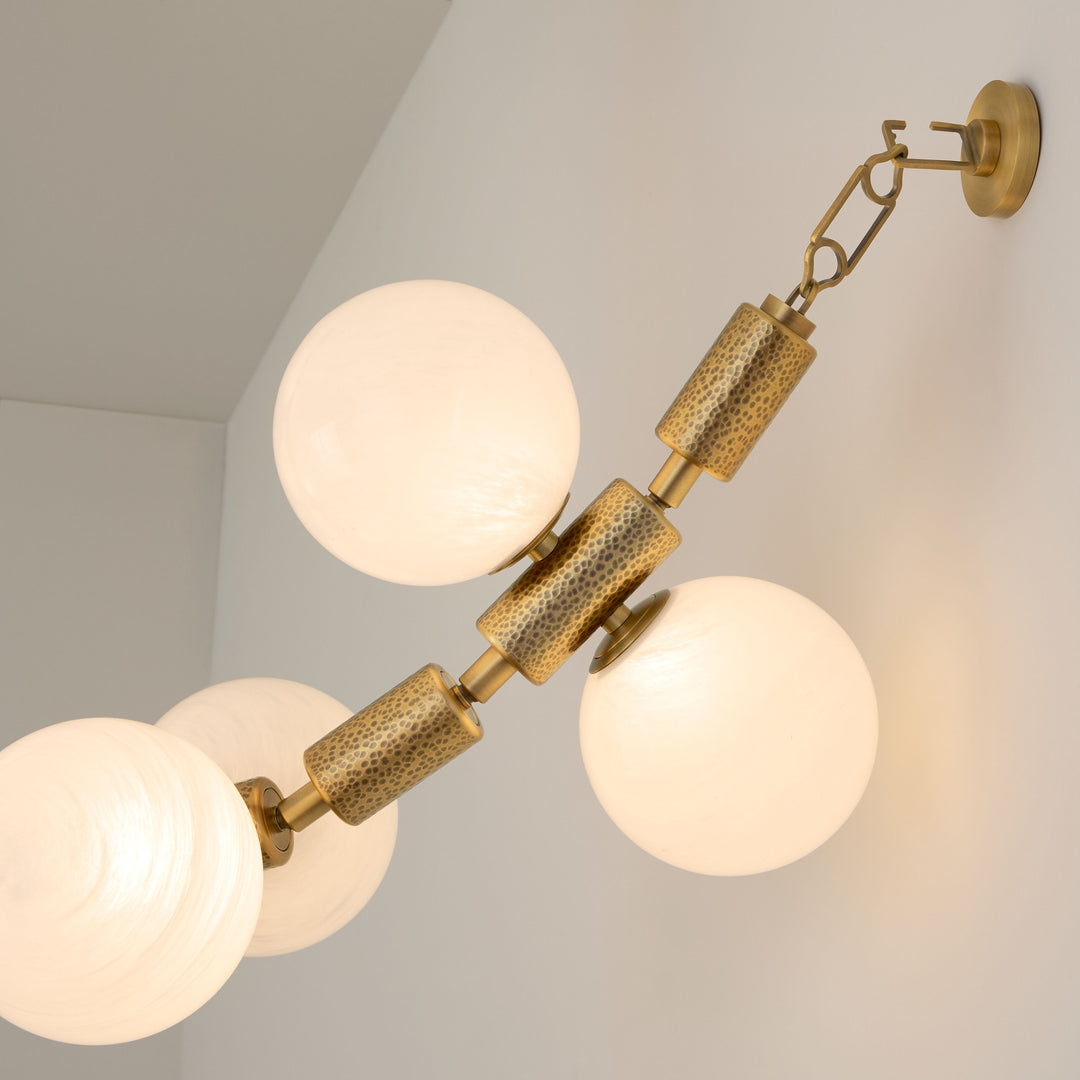 REDONDA 12 Light 5CCT LED Pendant - Brushed Brass