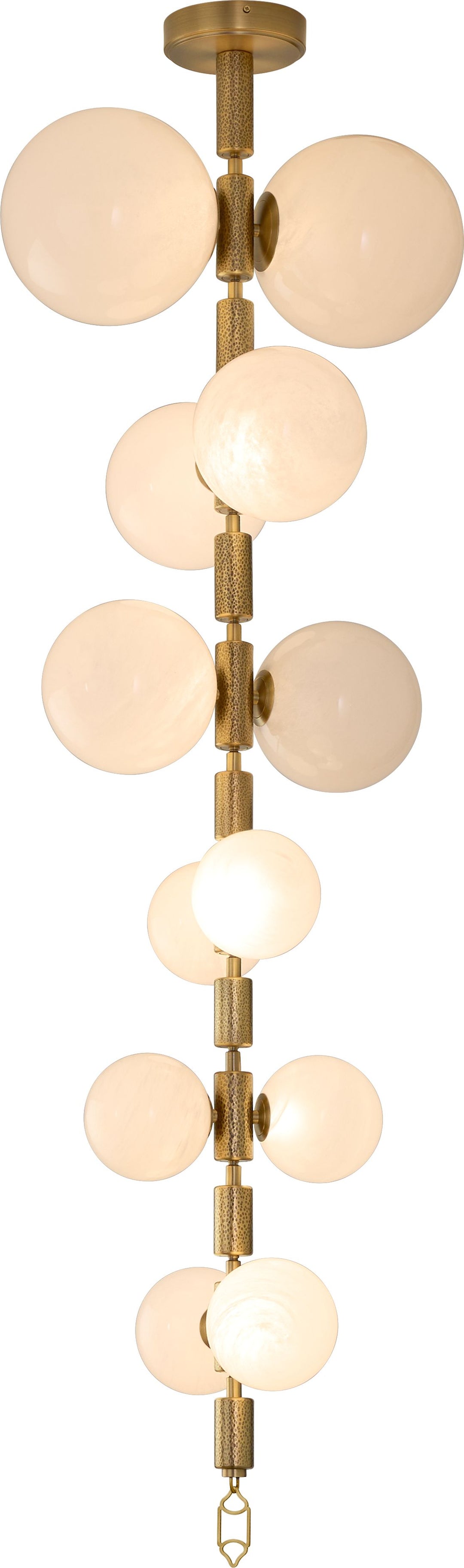 REDONDA 12 Light 5CCT LED Pendant - Brushed Brass