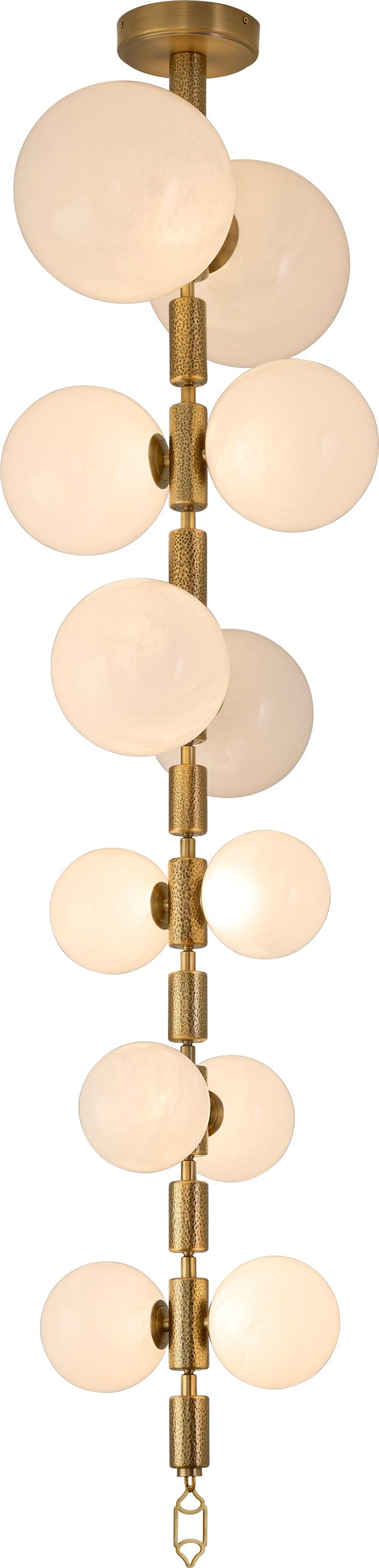 REDONDA 12 Light 5CCT LED Pendant - Brushed Brass