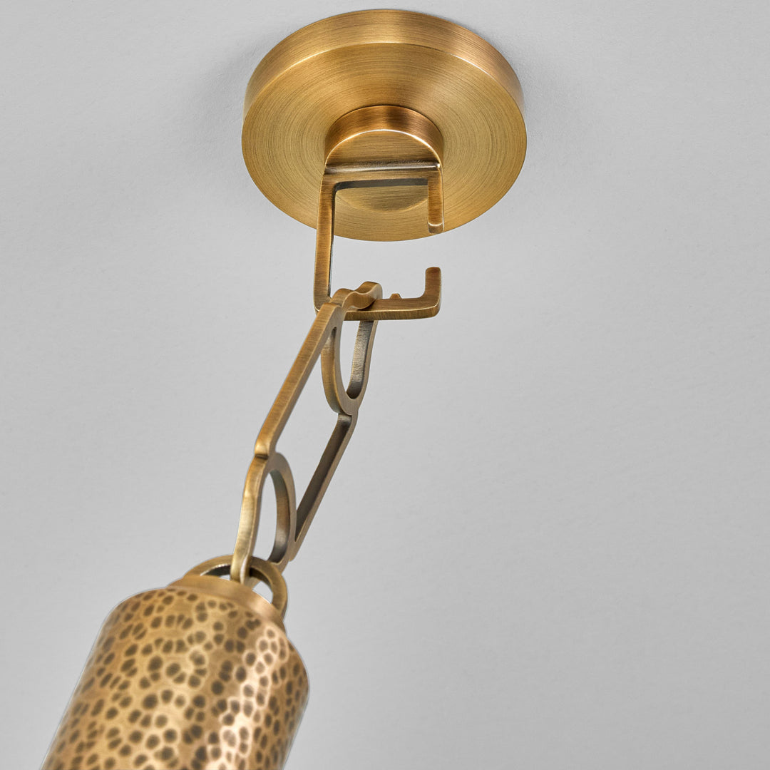 REDONDA 12 Light 5CCT LED Pendant - Brushed Brass