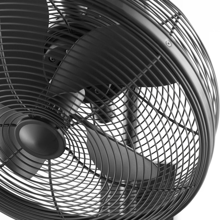 VERANDA 4 Blade Wall Fan - Matte Black