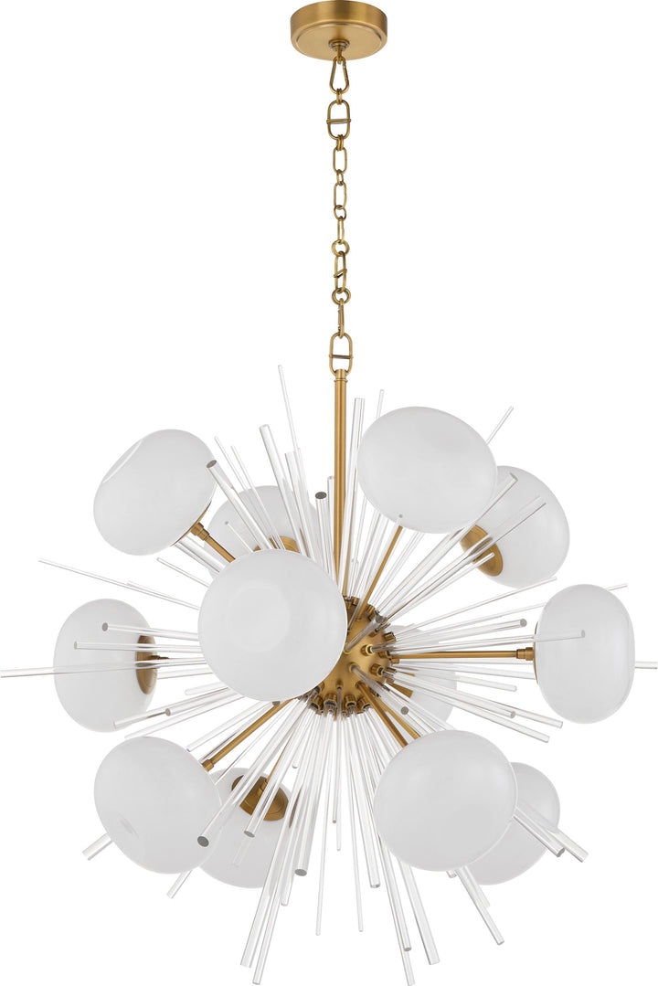 BEKASI 12 Light 5CCT LED Chandelier - Brushed Brass