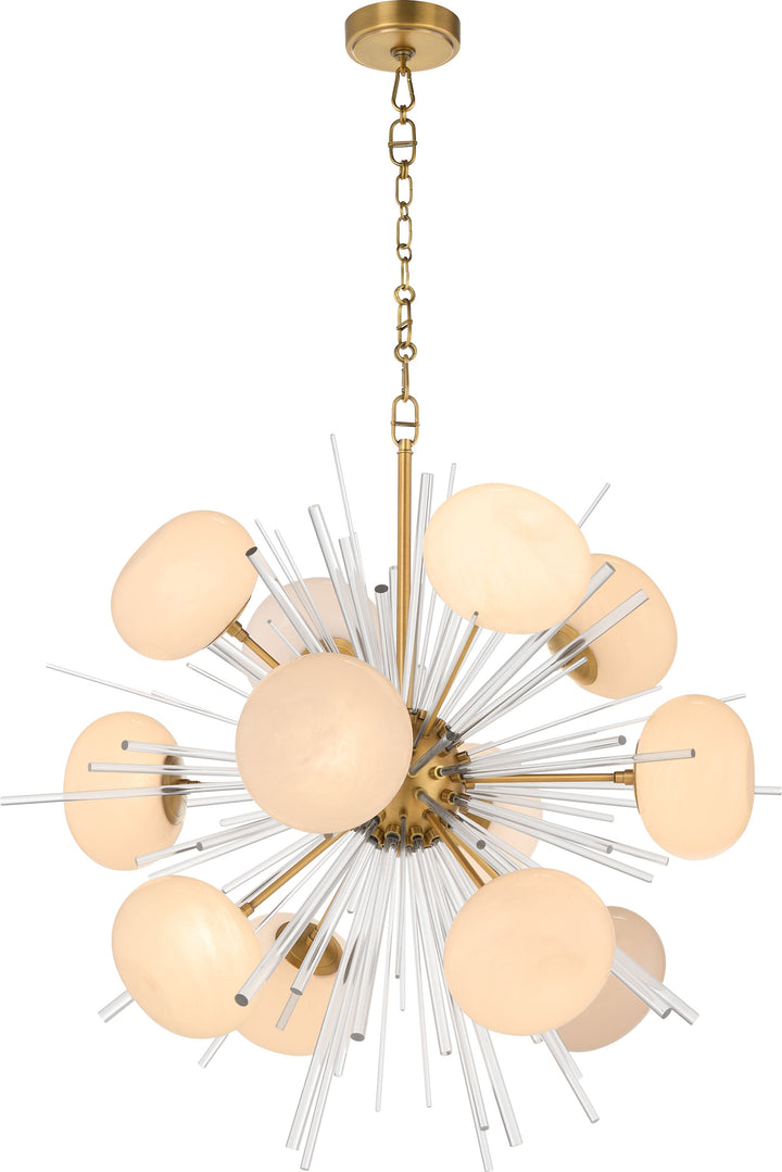 BEKASI 12 Light 5CCT LED Chandelier - Brushed Brass