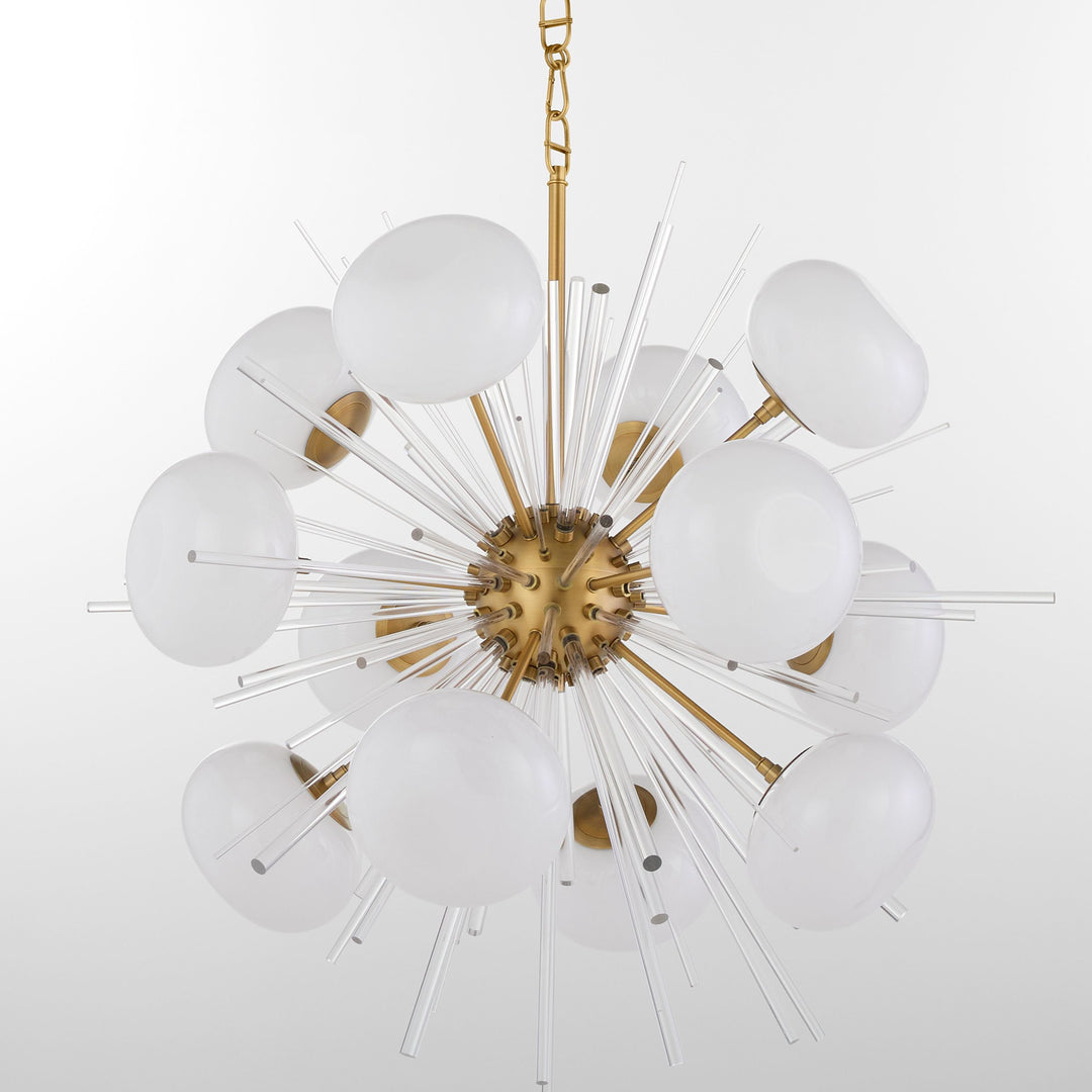 BEKASI 12 Light 5CCT LED Chandelier - Brushed Brass