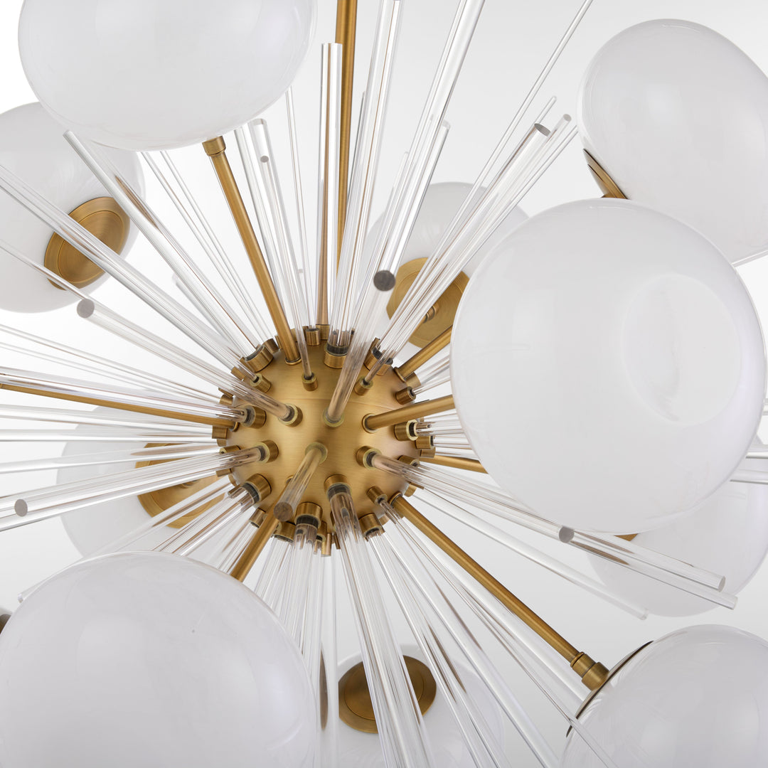 BEKASI 12 Light 5CCT LED Chandelier - Brushed Brass