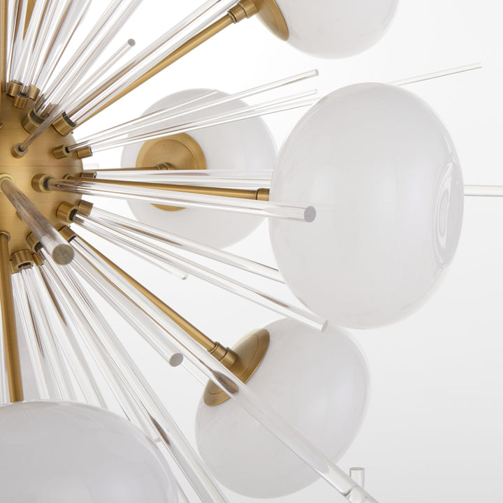 BEKASI 12 Light 5CCT LED Chandelier - Brushed Brass