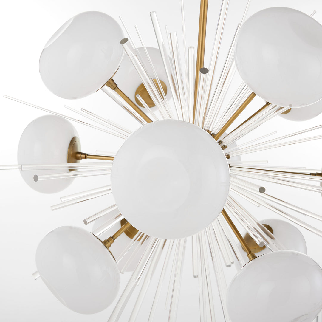 BEKASI 12 Light 5CCT LED Chandelier - Brushed Brass