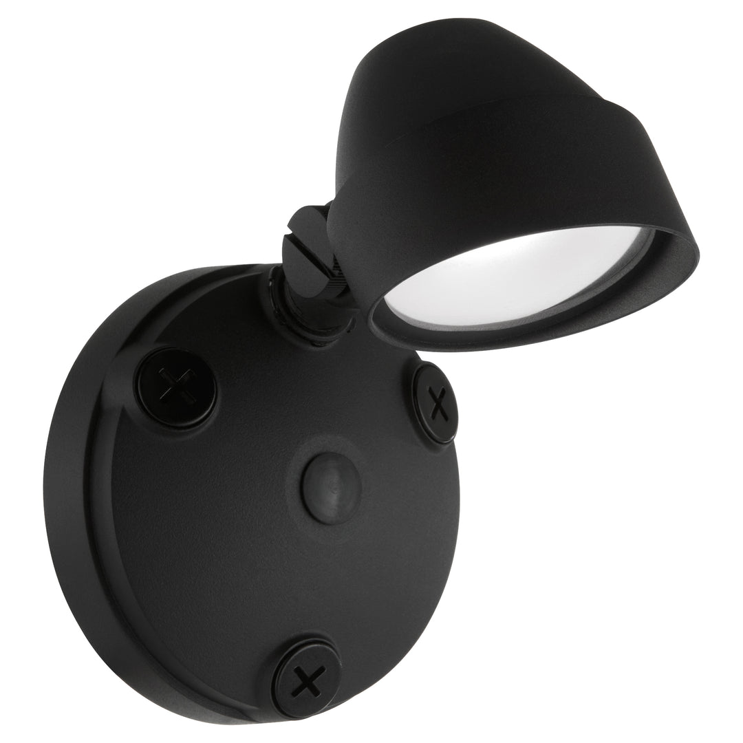 Single 11W LED Flood Light - Matte Black