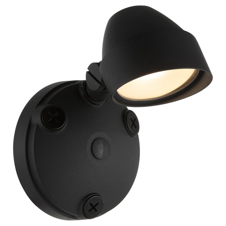 Single 11W LED Flood Light - Matte Black