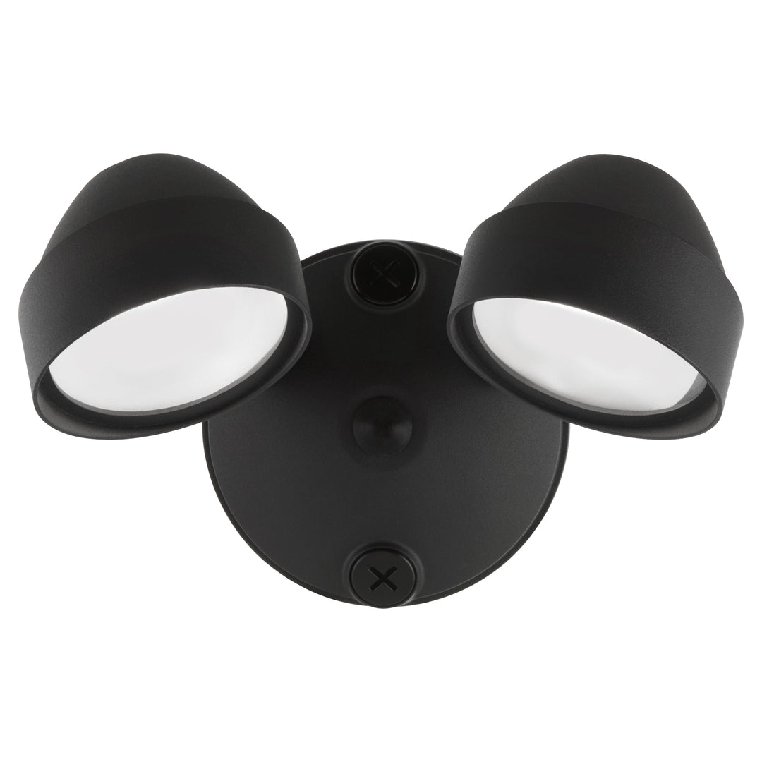 Double 22W LED Flood Light - Matte Black