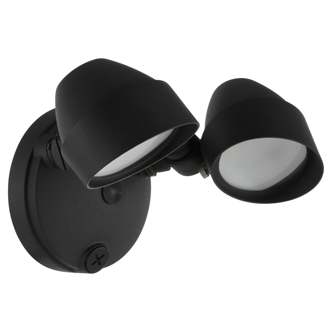 Double 22W LED Flood Light - Matte Black