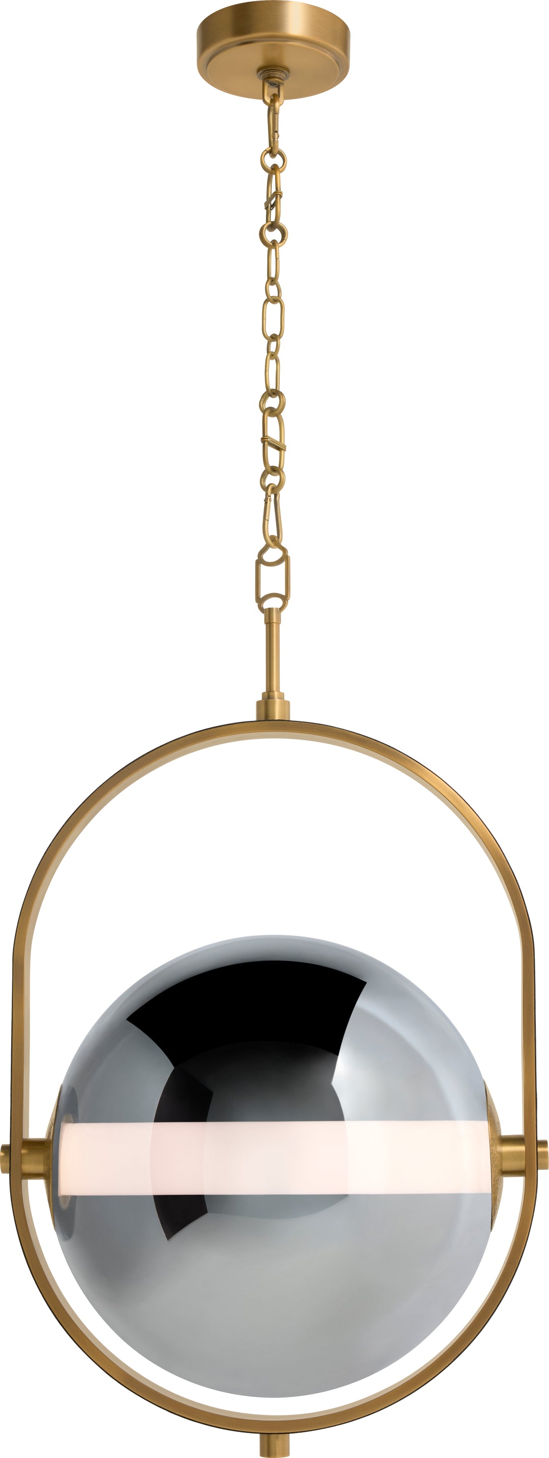 LAGOS 5CCT LED Pendant - Brushed Brass